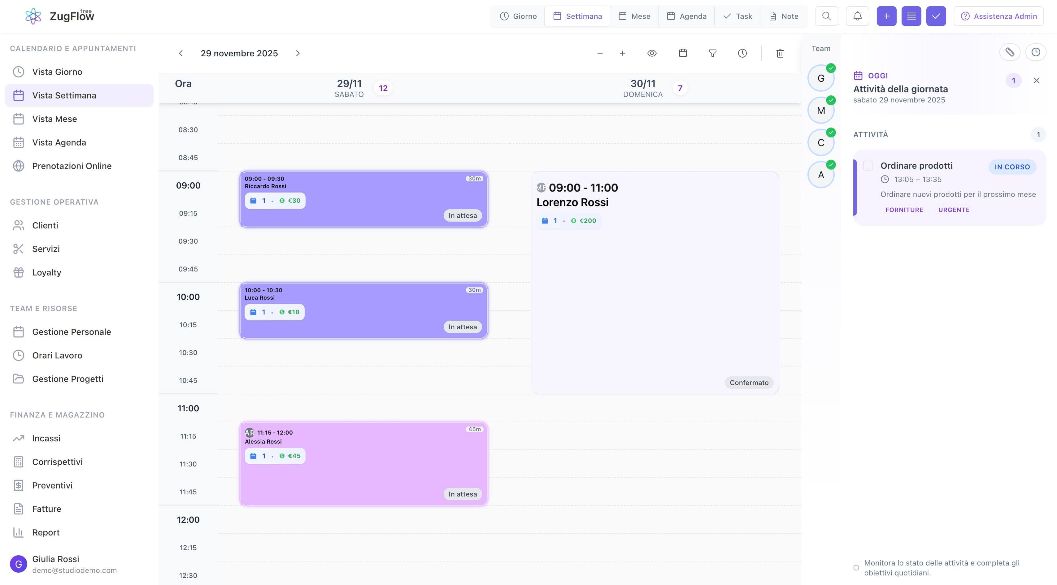 Calendar & Appointments