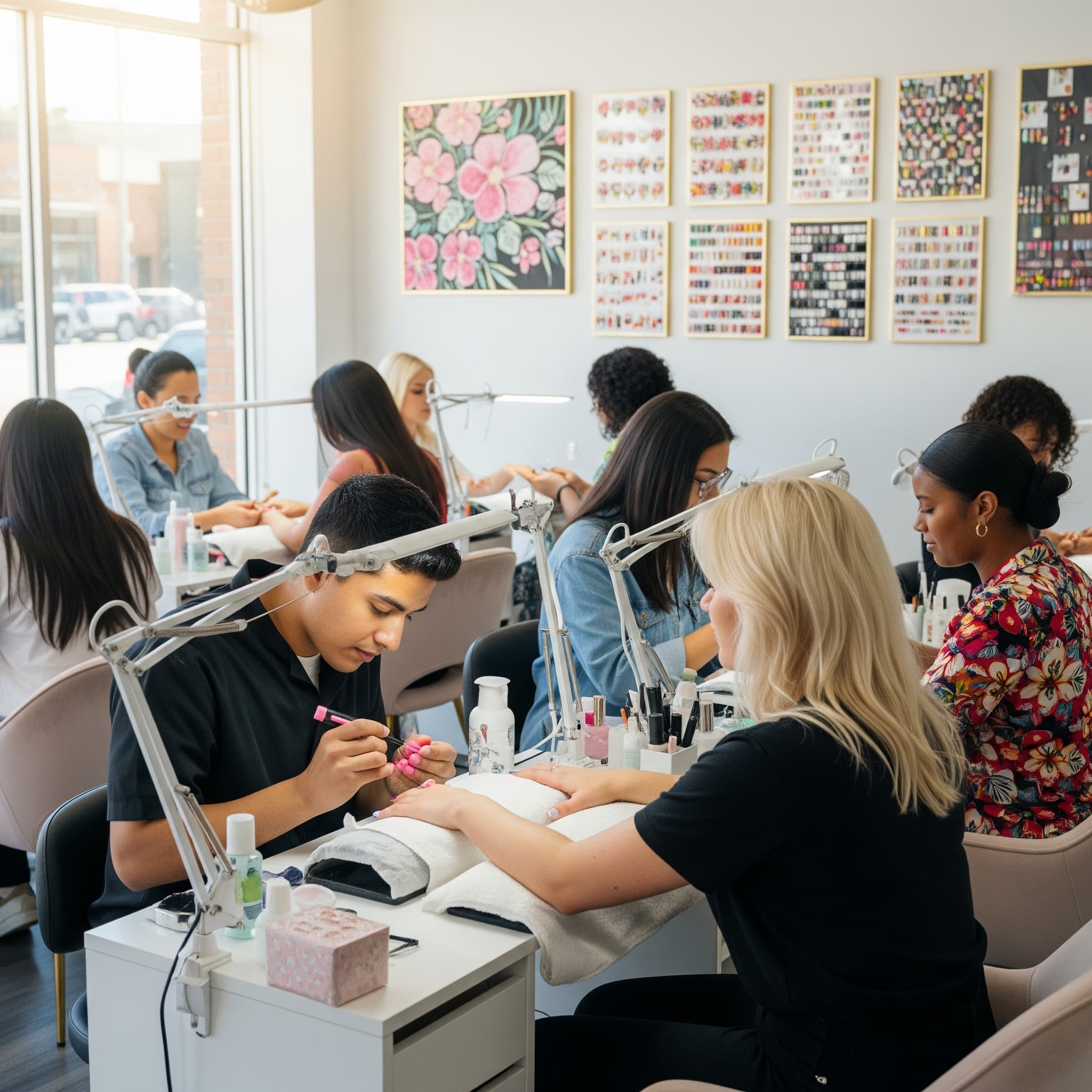 ZugFlow Dashboard for Management Software for Beauty Centers and Nail Salons